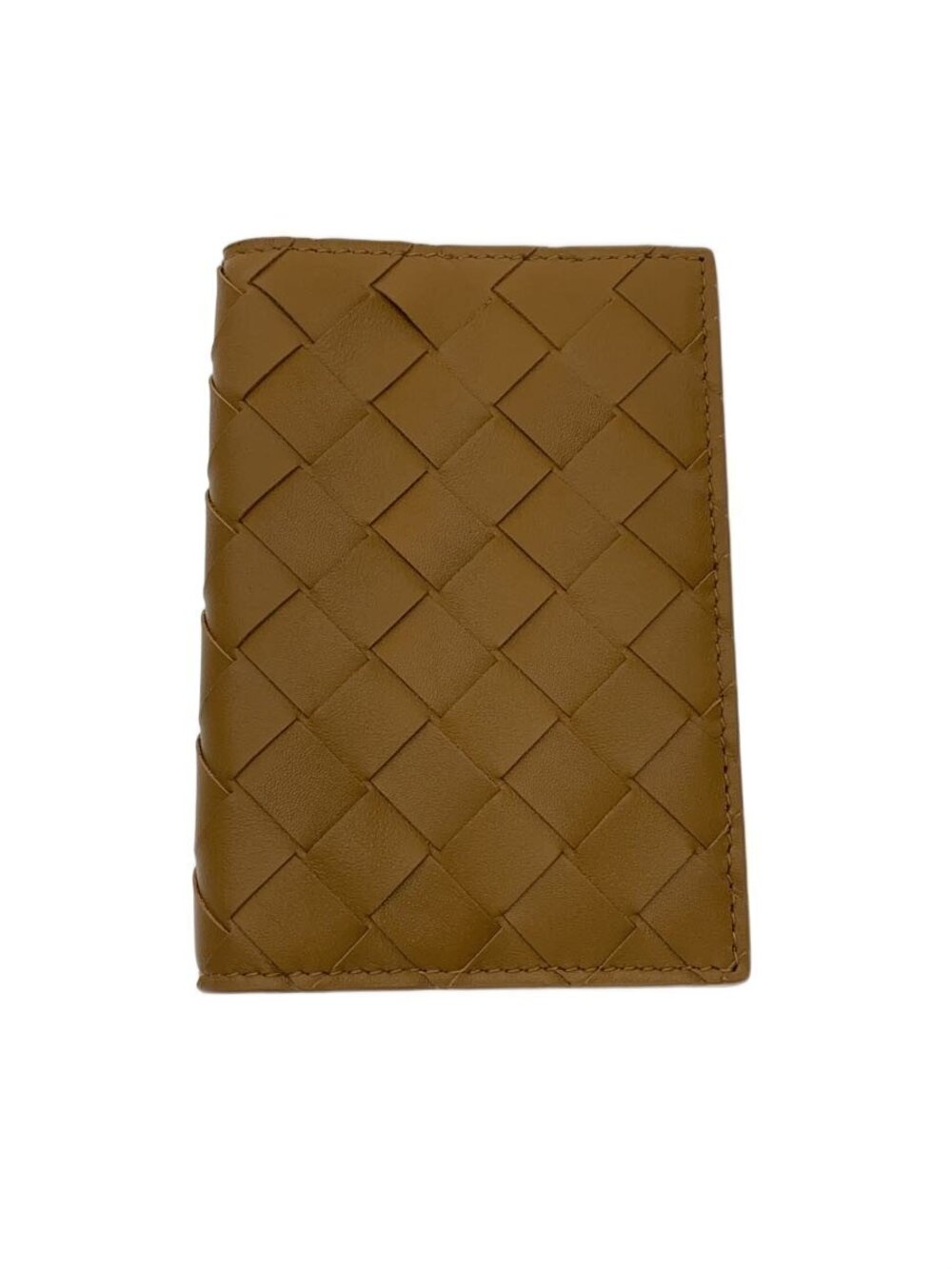 BOTTEGA VENETA Notebook cover Intrecciato Leather Camel Brown